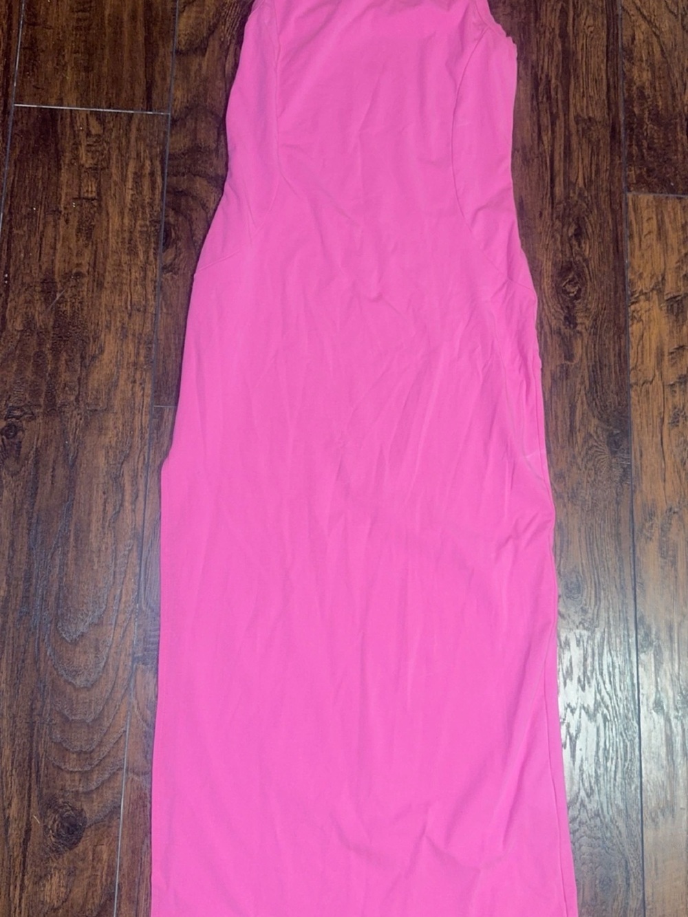 Sleek Pink Sleeveless Maxi Dress - Women
